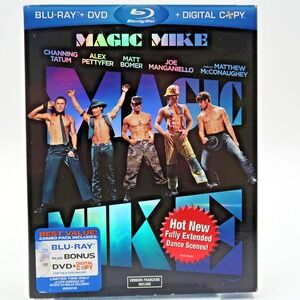 Magic Mike Blu-ray DVD Channing Tatum Matthew McConaughey 2012 Movie Slipcover